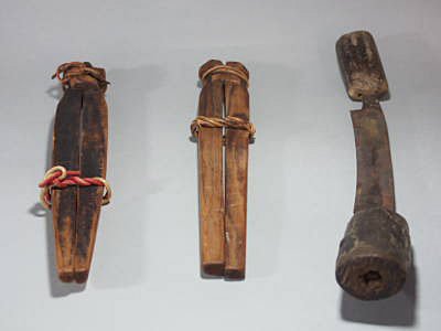 menpa/Tools which his great-grandfather had used