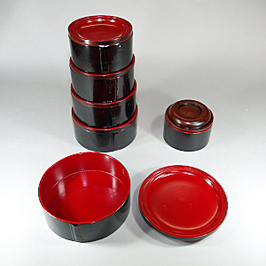 menpa/Round Bento　6 Set with Dish